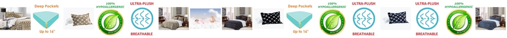 Elegant Comfort Bloomingdale Micromink/Sherpa Reversible Down Alternative Comforter Set, Twin